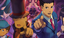 Professeur Layton vs Ace Attorney jaquette cover logo vignette 08.10.2012.