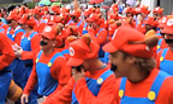 Super Mario 3D land 100 mario San Diego logo vignette 15.12