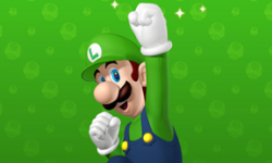 Super Mario 3D Land Luigi icone