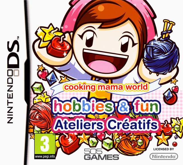 cooking mama hobbies and fun ds jaquette