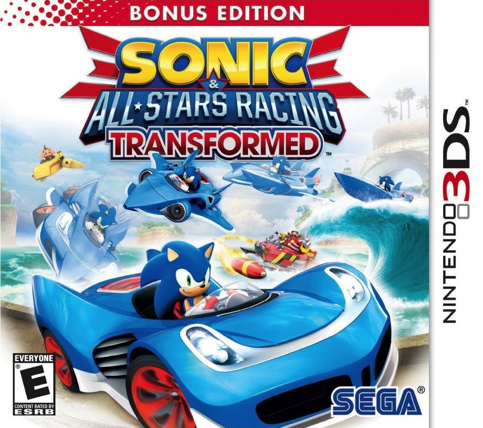 Sonic & All Stars Racing Transformed Edition LimitÃ©e jaquette sonic us